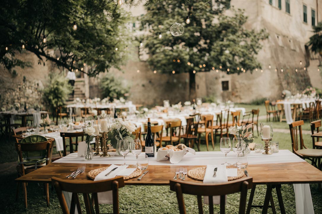 Tavolata di Matrimonio Da Fiaba realizzata da Jacopo Ravarotto Wedding Planner