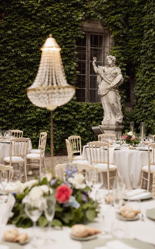 Scenografie matrimonio realizzate da Jacopo Ravarotto